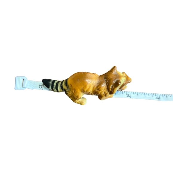 Vintage Handcrafted Miniature Raccoon Mama & Babies Figurine Set - Picture 5 of 6